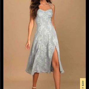 Lulu’s Tie Strap Midi Dress